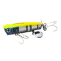 Johncoo 8cm  14g Popper fishing lure Floating Lure Topwater lure Wobblers bait Bass bait with Propeller