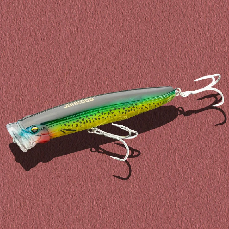 120mm 30g Topwater Feed Popper Fishing Lures 2026 Spinning Wobbler Lure Artificial Trolling Baits for Pesca Sea Bream Bass Musky