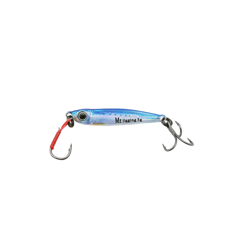 Micro Jig Bait Iron Plate Baits 1.5/3/5g 3D Mini VIB Lure Metal Casting Spoon Fishing Sequin Lure for Fishing Tackle Accessories