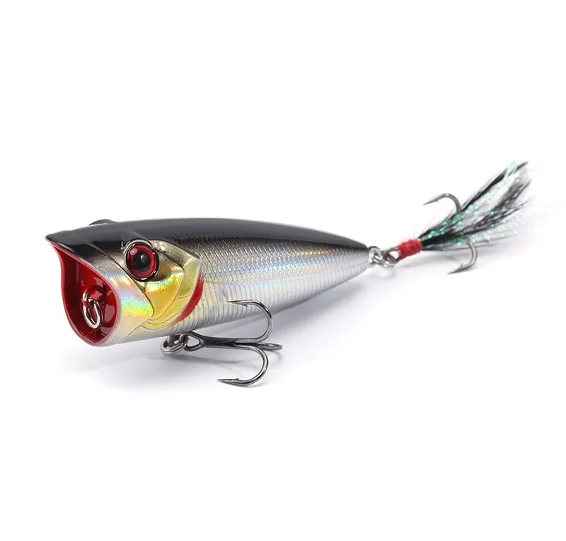 Rocket Popper Topwater Hit The Water Wave Popper Strong Noise Big Splash Casting Isca Artificial Fishing Lures Bass pesca
