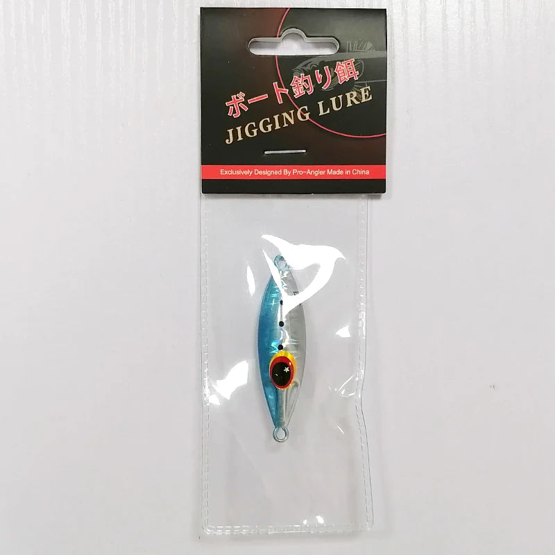 OBSESSION J72 Slow Bee Micro Slow Jig 30g 40g 60g 80g 120g Pitch Jigging Spoon Lures Shore Saltwater Casting Fishing Jig Bait