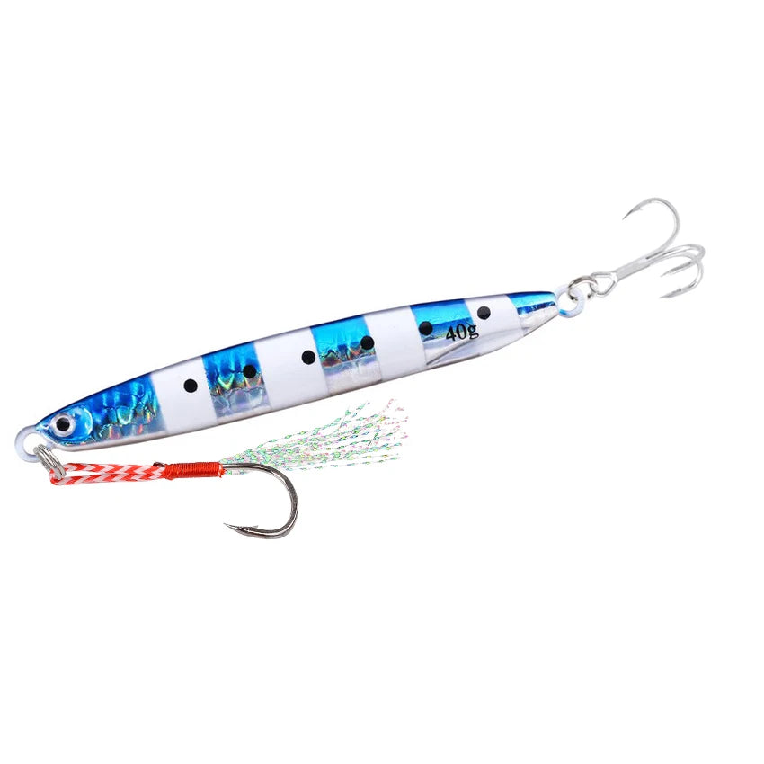 1/2/12pcs Jig Shore Jigging Spoon Casting Drag 7G 10G 14G 17G 21G 30G 40G SeaBass Lure Artificial Bait Fishing Gear