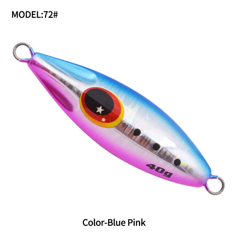 OBSESSION J72 Slow Bee Micro Slow Jig 30g 40g 60g 80g 120g Pitch Jigging Spoon Lures Shore Saltwater Casting Fishing Jig Bait