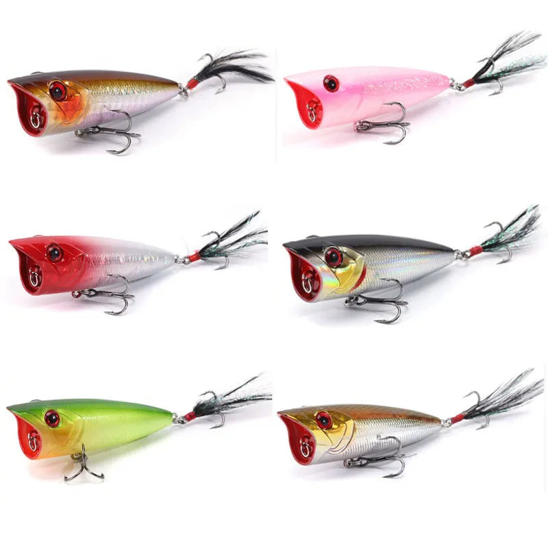 Rocket Popper Topwater Hit The Water Wave Popper Strong Noise Big Splash Casting Isca Artificial Fishing Lures Bass pesca