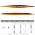 Fast Sinking Iron Plate Fishing Hard Lure Baits Trolling Tackle 1pcs 60g-300g Luminous Effect Metal Slow Jig Lure Jigging