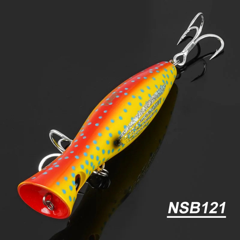 Noeby Popper Fishing Lures 12cm43g 16cm78g 20cm150g Saltwater Topwater Floating Wobbler Artificial Hard Bait for GT Fishing Lure