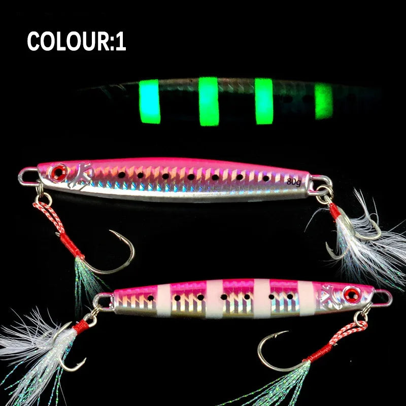 Metal Jig 100g 120g 150g 180g Sea Biomimetic Fish Iron Plate Bait Cast Jig Saltwater Fishing Lure Artificial Ocean Boat Fishing