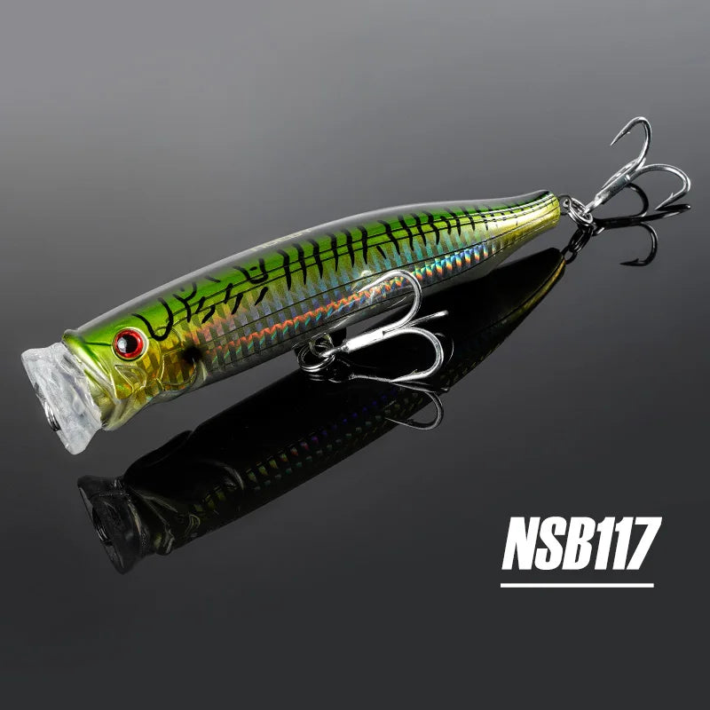 Noeby Feed Popper Fishing Lure 100 120 150mm Topwater Wobblers  9246 Hard Artificial Baits Topwater Saltwater Fishing Lures