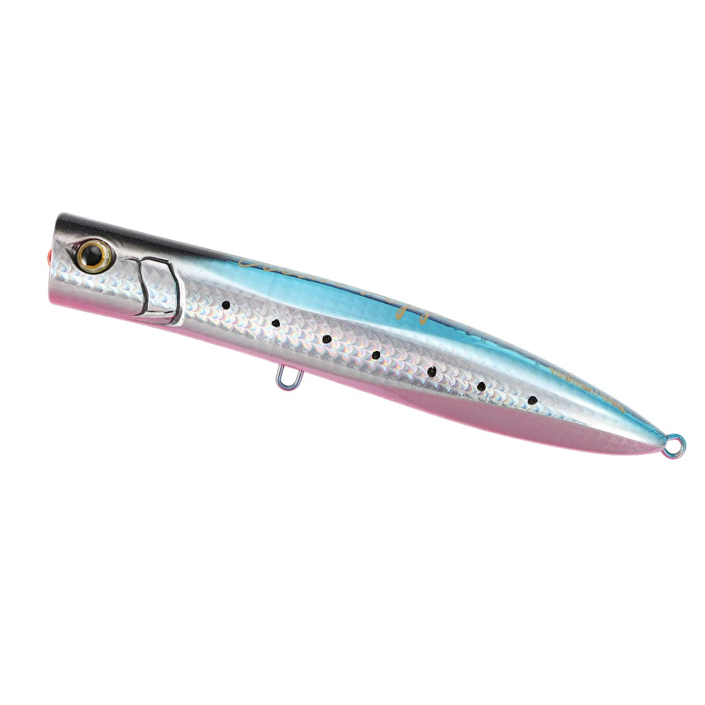 JIGGING PRO 190mm 60g Holographic Floating Popper Saltwater Topwater Fishing Lure Artificial Bait