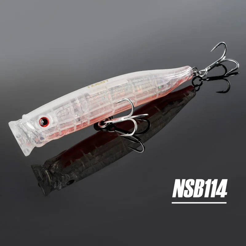 Noeby Feed Popper Fishing Lure 100 120 150mm Topwater Wobblers  9246 Hard Artificial Baits Topwater Saltwater Fishing Lures