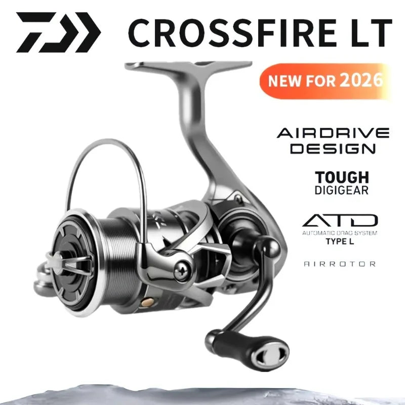 DAIWA 15Kg Max Drag Power Full Metal Spool Grip Saltwater Freshwater Spinning Reel Suitable for Any Fish Species