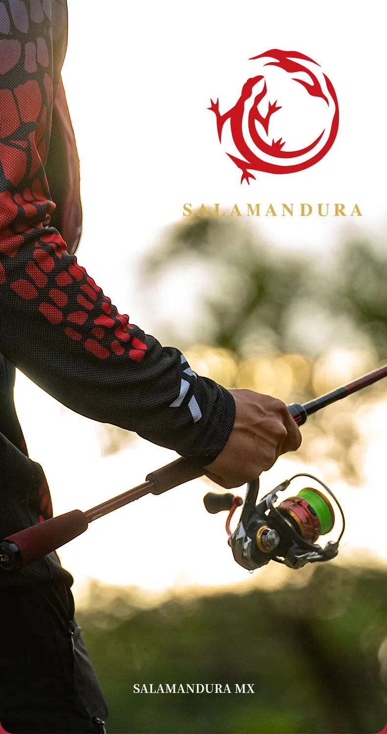 2022 NEW DAIWA SALAMANDURA MX Spinning/Baitcasting Lure Fishing Rod High Carbon 2S Fast Action FUJI Guide Ring