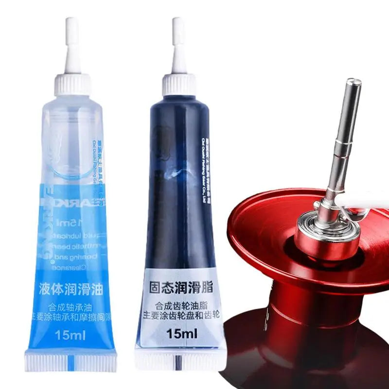 Fishing Reel Lubricant Fishing Reel Lubricating Oil Fishing Reel Protective Grease Maintenance Tools Kit Lubricant Oil Set