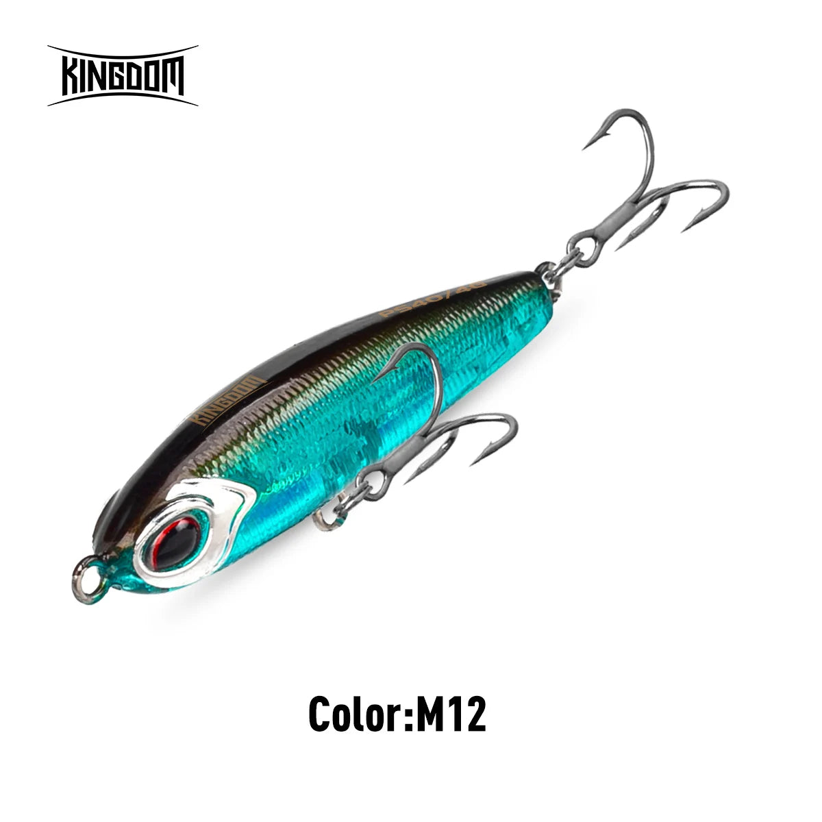 KINGDOM Micro Sinking Pencil Lure 40mm 4g Mini Fishing Bait Vibration Swing for Bass Trout Perch Fishing