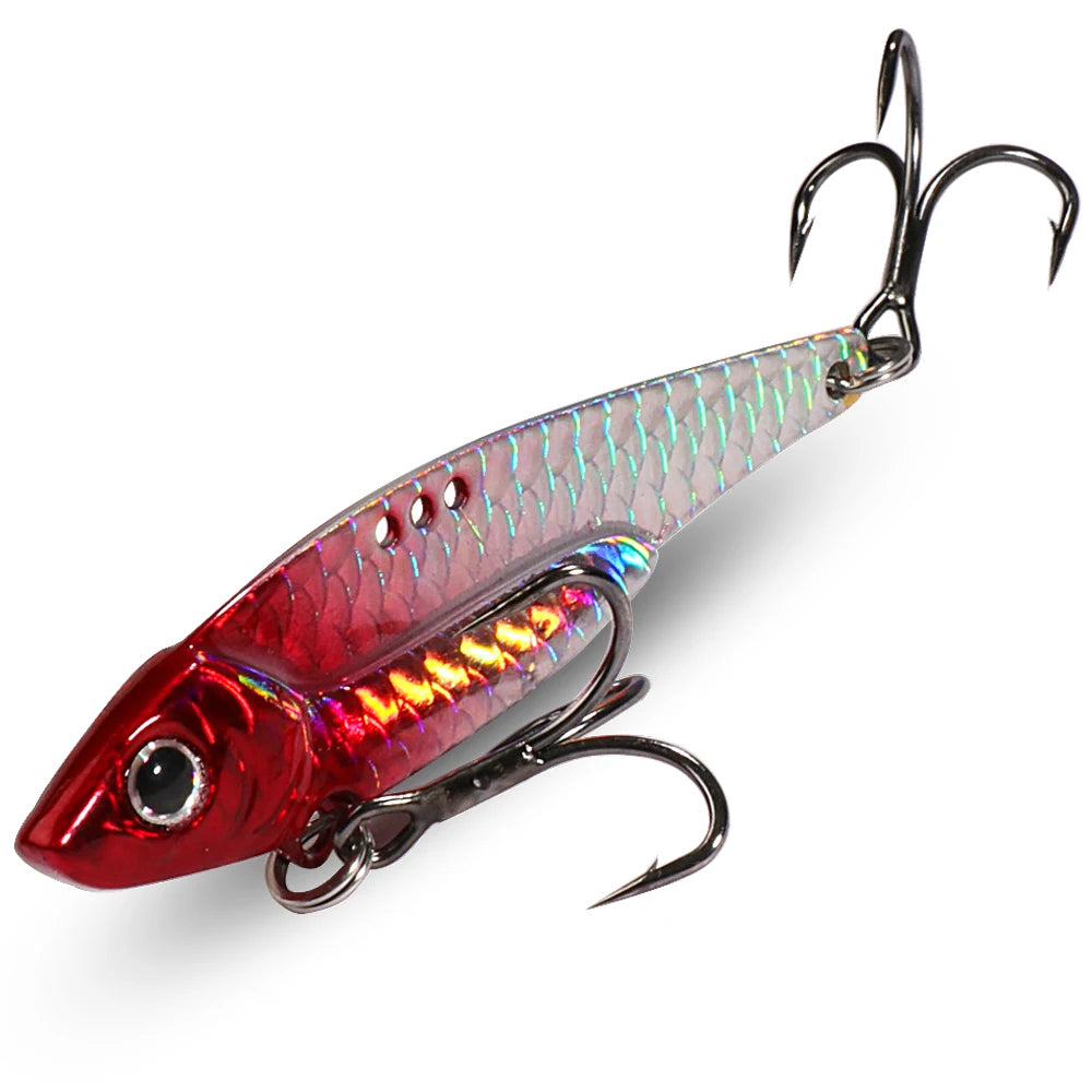 Metal Jig Bait 7g 10g 16g 20g VIB Spinner Spoon Sinking Blade Spinning Treble Hook Steel Popper Pesca Pike Carp Sea Fishing Lure