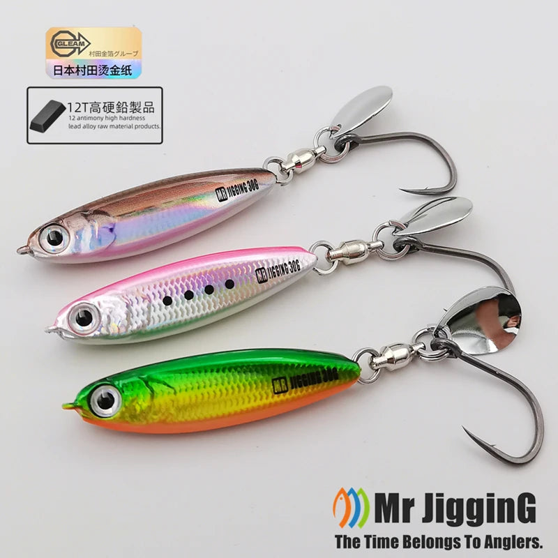 2025 New Super Short  Arherina Bleekeri Metal Jigs 30g/40g/60g/80g Spanish Mackerel Katsuo Lure Sea Fishing Spoon  Jigging Bait