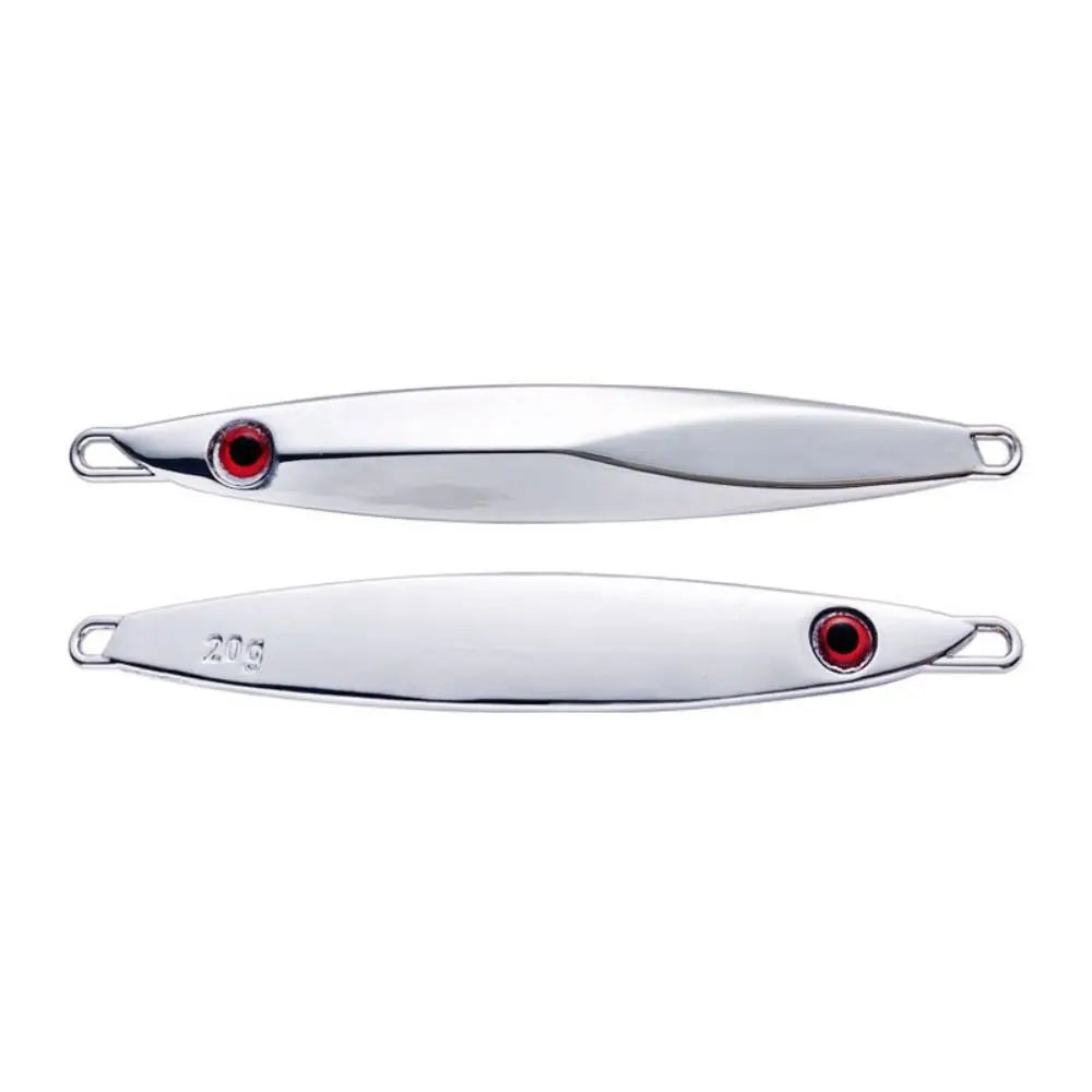 Accessories Zinc Alloy Fishing Lure 20g 30g 40g 60g 80g 100g 120g Silver Metal Jig Lure Spinning Baits Fishing