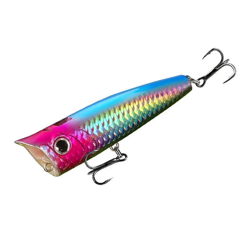 Spray Water Popper Topwater FLoating Holophotic layer Noise Sound Hit The Water Wobbler Fishing Lures for Bass Blackfish Pesca
