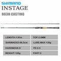 SHIMANO 2024 New INSTAGE Sea Bass 2 Section Supercast Spinning Casting Sea Fishing Rod Saltwater Max Lure 130g CI4+ SIC Ring