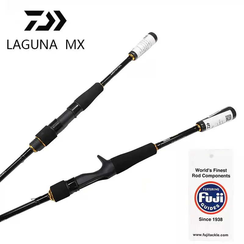 DAIWA Fishing Rod LAGUNA MX FUJI Rings Spinning/Casting Fishing Rod 1.84M - 2.49M Aluminum Carbon Fishing Stick