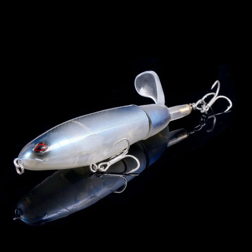1pcs topwater Popper Propeller Topwater Fishing Lures Artificial Bait Hard Crankbait Wobbler Rotating Tail Fishing Tackl