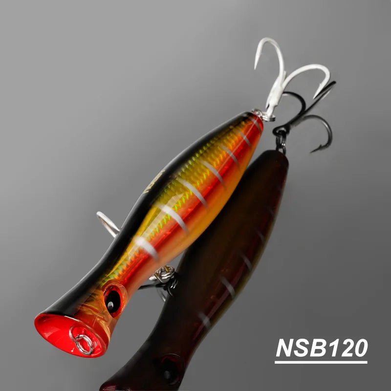 Noeby Popper Fishing Lures 12cm43g 16cm78g 20cm150g Saltwater Topwater Floating Wobbler Artificial Hard Bait for GT Fishing Lure