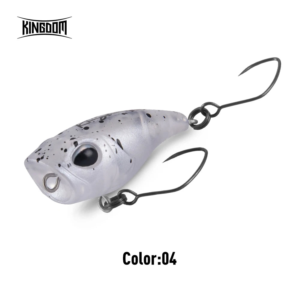 Kingdom Mini Popper Fishing Lure 1.5g 27mm 2.2g 34mm Floating Artificial Baits Topwater Crankbaits For Trout Bass Pike Fishing