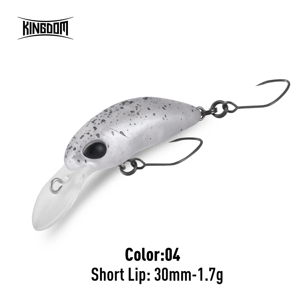 Kingdom Micro Expert Minnow Lure 1.7g 1.85g New Design Lip Artificial Crankbaits Hard Plastic Wobblers For Trout Bass Fishing