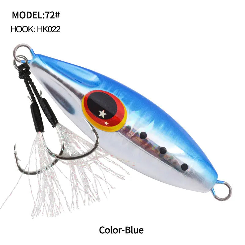 OBSESSION J72 Slow Bee Micro Slow Jig 30g 40g 60g 80g 120g Pitch Jigging Spoon Lures Shore Saltwater Casting Fishing Jig Bait
