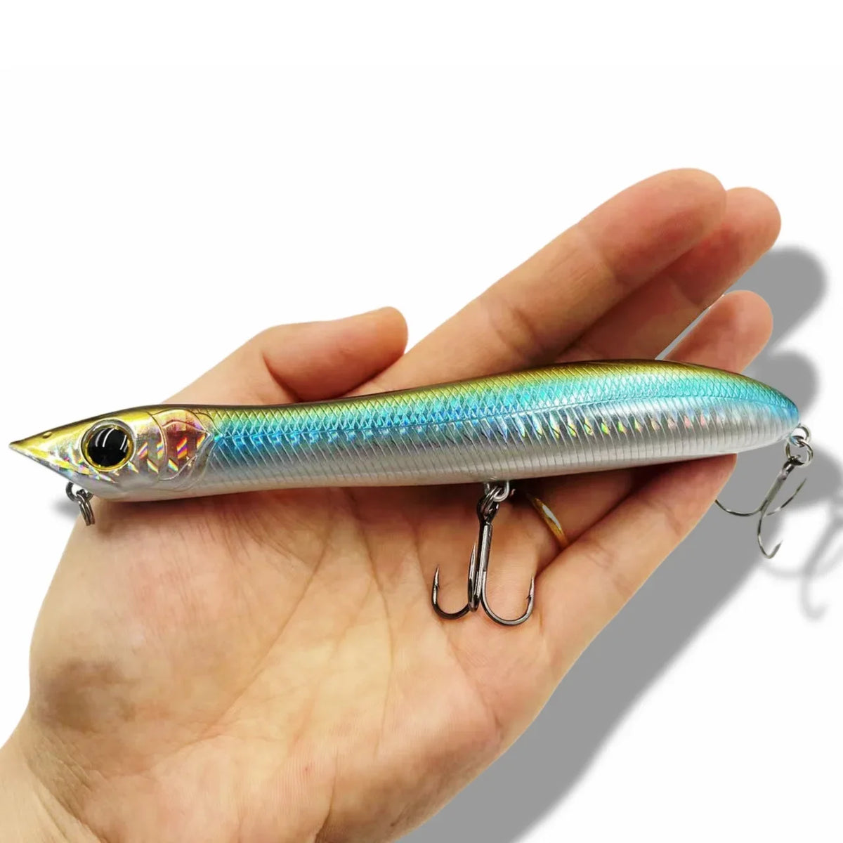 Patchinco Fishing Lure 140mm 26g Topwater Pencil Popper Wobbler For Fishing Seabass Top Water Baits Saltwater Surface Lures