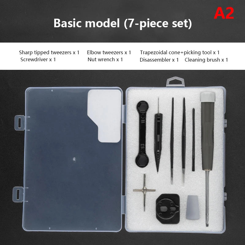 Fishing Tackle DIY Repair Spinning Baitcasting Reel Parts Disassembly Fishing Reel Unload Maintenance Tool Kit