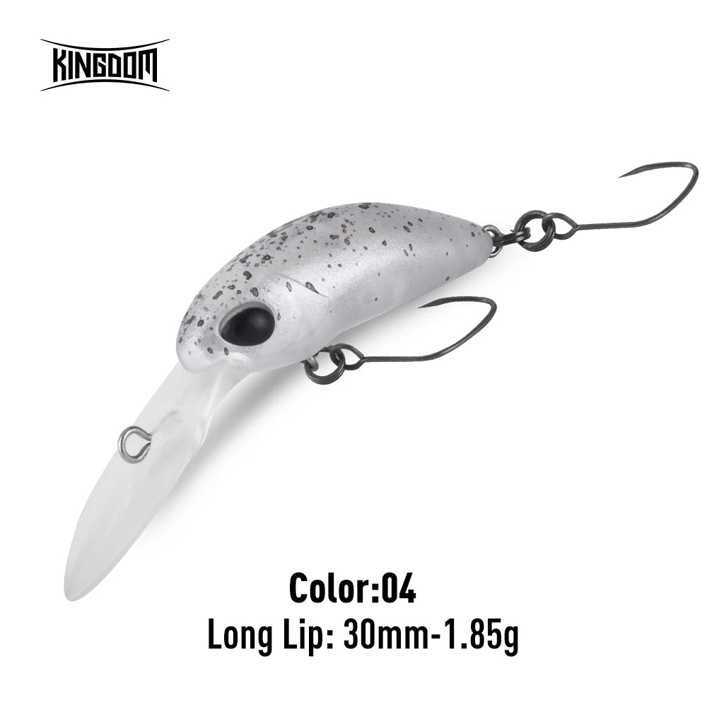 Kingdom Micro Expert Minnow Lure 1.7g 1.85g New Design Lip Artificial Crankbaits Hard Plastic Wobblers For Trout Bass Fishing