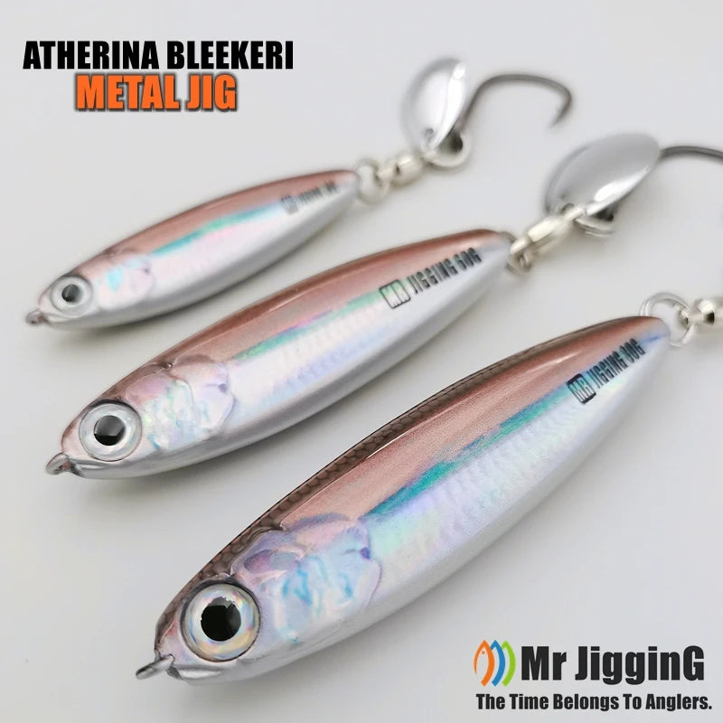 2025 New Super Short  Arherina Bleekeri Metal Jigs 30g/40g/60g/80g Spanish Mackerel Katsuo Lure Sea Fishing Spoon  Jigging Bait