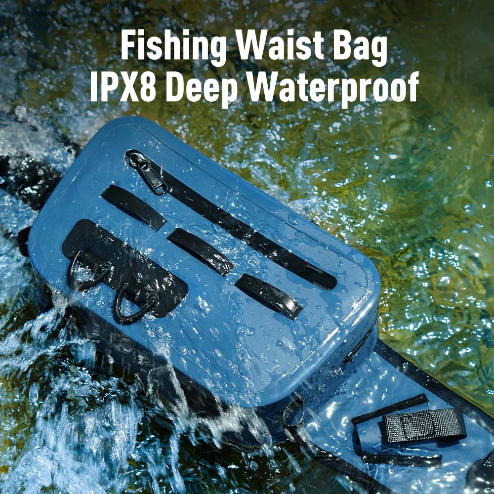 Kingdom Fishing Tackle Shoulder Waist Leg Bags IPX8 Waterproof Outdoor TPU Multifunctional Large Capacity Storage Accessories