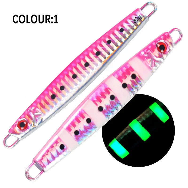 Metal Jig 100g 120g 150g 180g Sea Biomimetic Fish Iron Plate Bait Cast Jig Saltwater Fishing Lure Artificial Ocean Boat Fishing