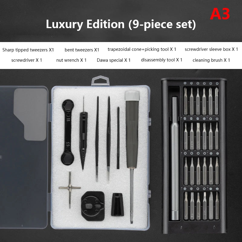 Fishing Tackle DIY Repair Spinning Baitcasting Reel Parts Disassembly Fishing Reel Unload Maintenance Tool Kit