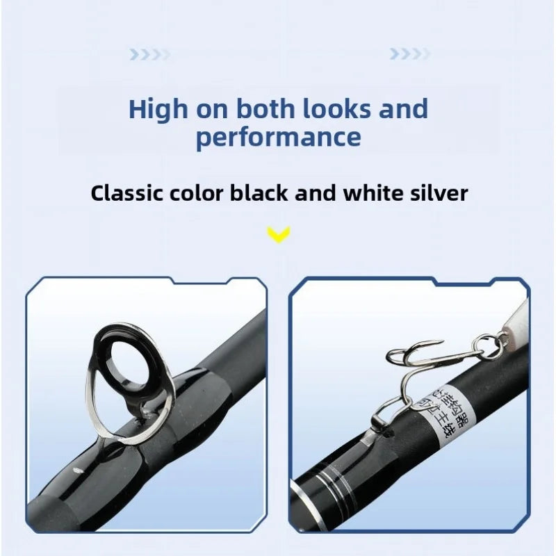 For Shimano Zodias 2 Piece Fishing Rod Carbon Fiber Spinning Casting Rod Hi Power Lightweight Sensitive Bass Lure Fishing Rod