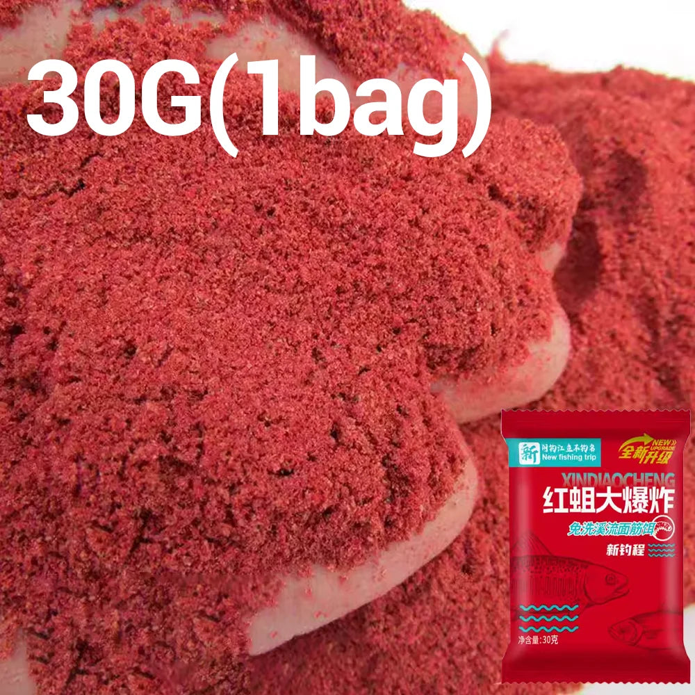 Stream Bait, Bloodworm Explosion, Fish Scent Tracking, Sticky Bait, Food Additive, Pesca Soft Bait