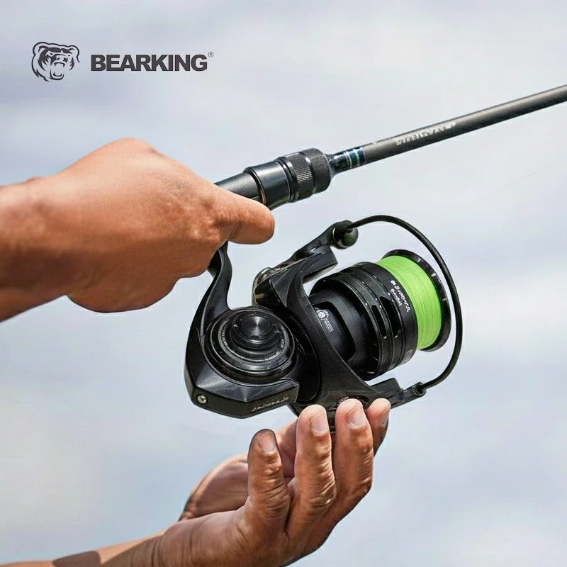 Bearking 26 New Athena Spinning Fishing Reel Lightweight Carbon Fiber For Ultralight Lure General Purpose Fishing Angling
