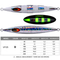 30g 60g 100g 150g 200g 250g Deep-sea Boat Fishing Sardine Slider Jigging Lure Long Cast Metal Jig Fishing Lure Sea Fishing Jigs