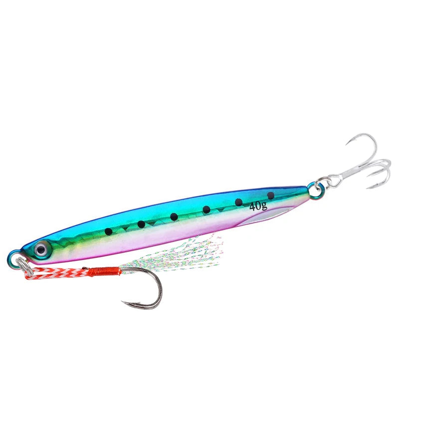1/2/12pcs Jig Shore Jigging Spoon Casting Drag 7G 10G 14G 17G 21G 30G 40G SeaBass Lure Artificial Bait Fishing Gear