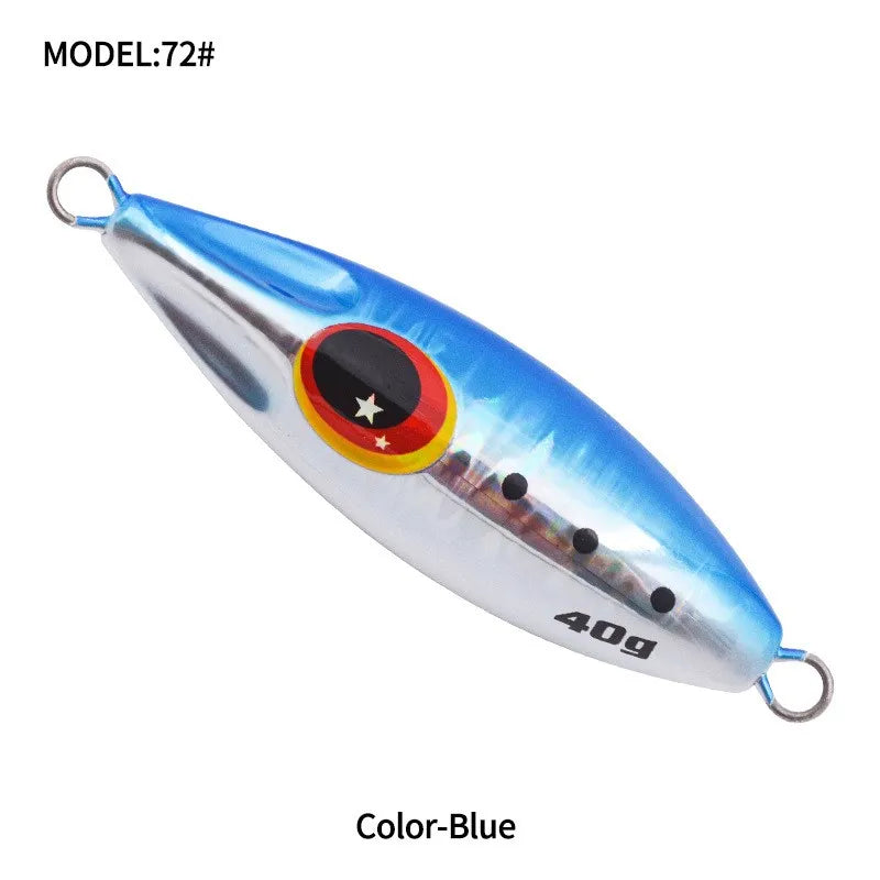OBSESSION J72 Slow Bee Micro Slow Jig 30g 40g 60g 80g 120g Pitch Jigging Spoon Lures Shore Saltwater Casting Fishing Jig Bait