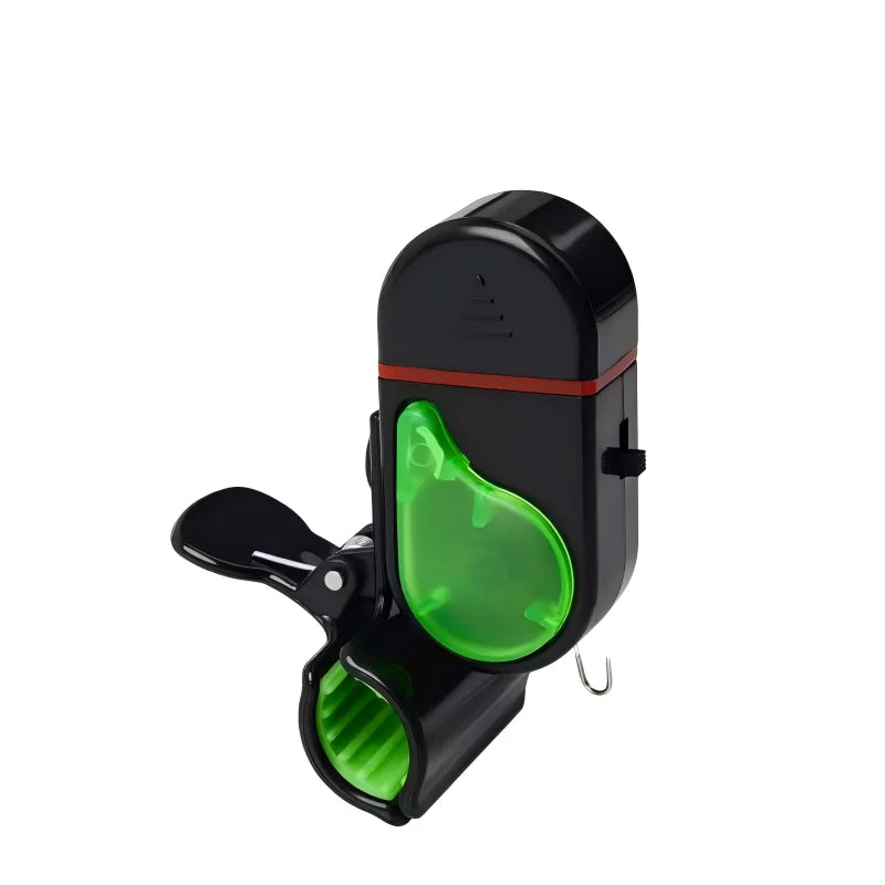 1/2Pcs Clip‑on Fishing Bite Alarm LED Sound Flash Buzzer Silicone Anti‑scratch Clip Night Fishing Alert Bell for Fishing Rod