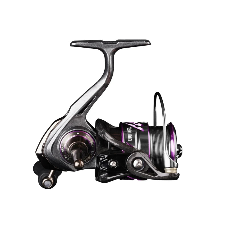 Takuma Lingxi Spinning Reel 7+1 Ball Bearings Lightweight Bait Casting Metal Carbon Fiber Left Hand 5kg Max Drag Freshwater