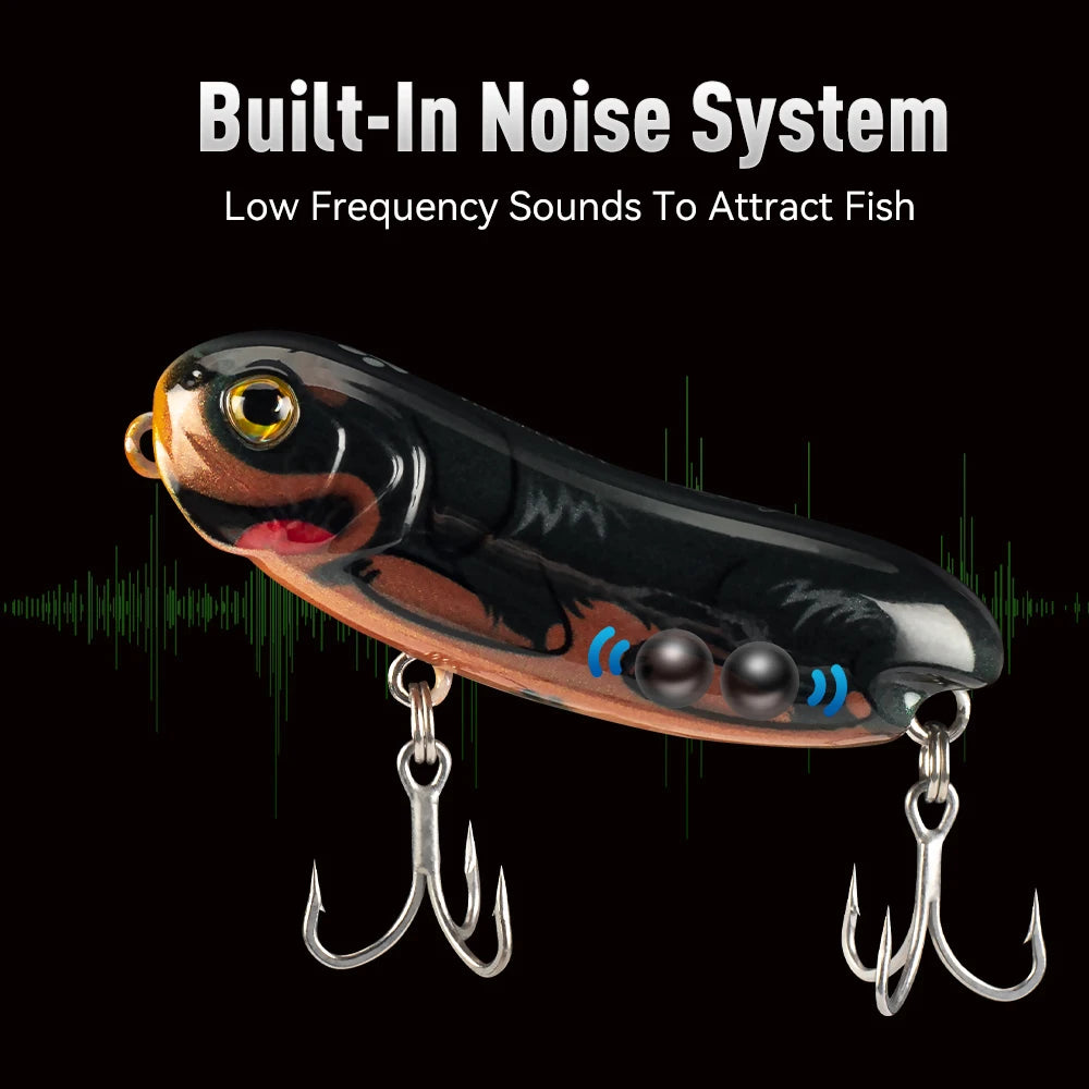 Kingdom 3D-Dachshund Long Casting 7.5g 55mm Topwater Pencil Fishing Lure Artificial Floating Z Action Hard Baits Surface Lures