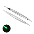 JIGGINGPRO Needle Metal Jig 60g 80 100g Sea Fishing Long Strip Quick-Drawing Iron Plate Fish Fast Sinking Vertical Jigging Lure