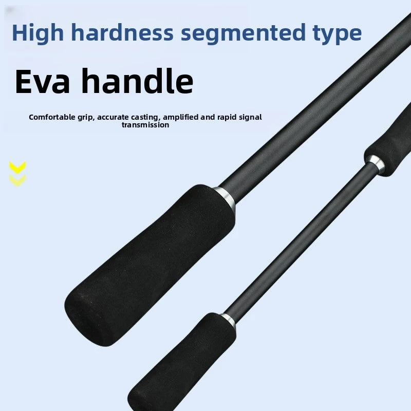 For Shimano Zodias 2 Piece Fishing Rod Carbon Fiber Spinning Casting Rod Hi Power Lightweight Sensitive Bass Lure Fishing Rod