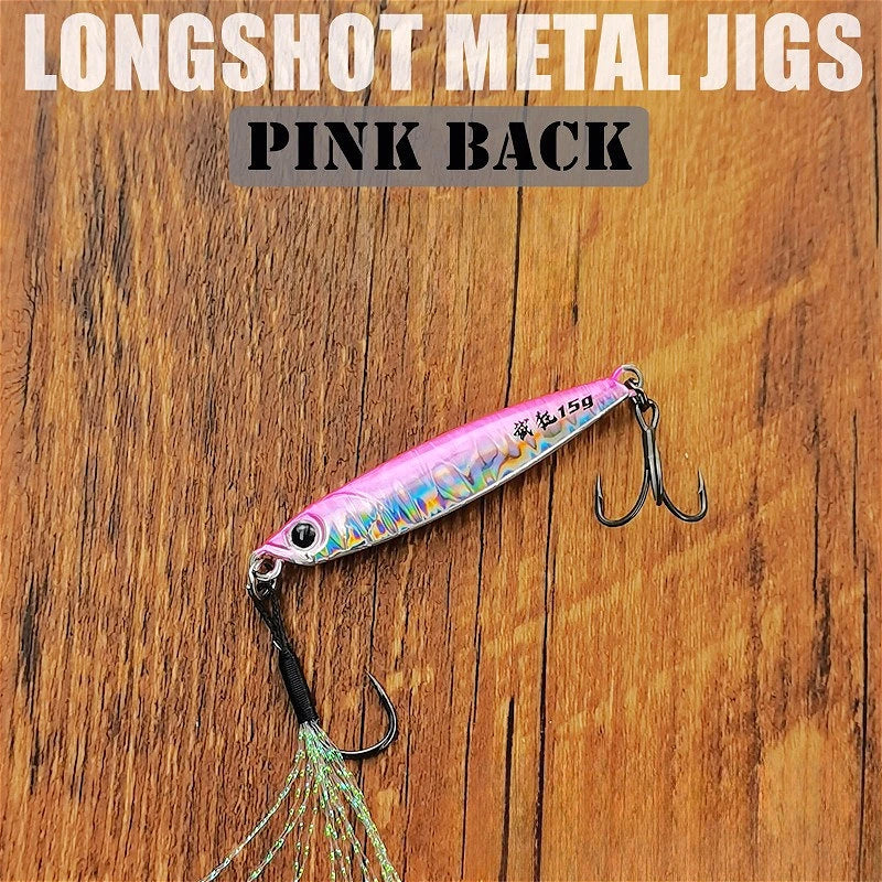 Ultra Far Throw Iron Plate Bait Drift Down Fishing Metal Jig Bait Sea Bass Mackerel Tilapia Sequin Shore Throwing Fishing Lures