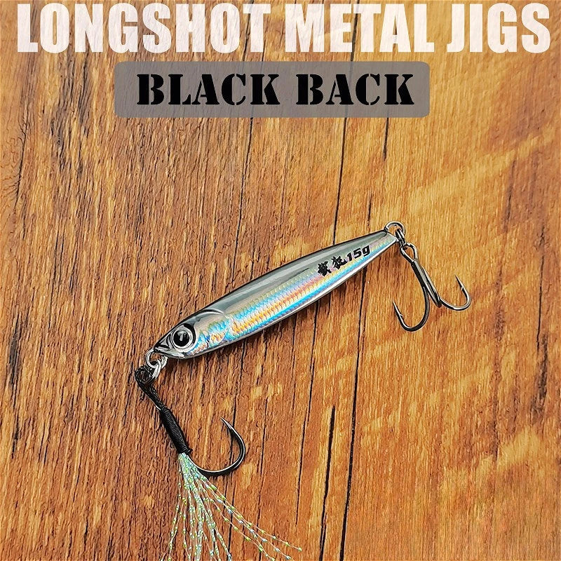 Ultra Far Throw Iron Plate Bait Drift Down Fishing Metal Jig Bait Sea Bass Mackerel Tilapia Sequin Shore Throwing Fishing Lures