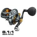 Piscifun Alijoz Alinox 300 Low Profile Baitcasting Reel 15KG Max Drag 9 Bearings Aluminum Frame Freshwater Saltwater Reels